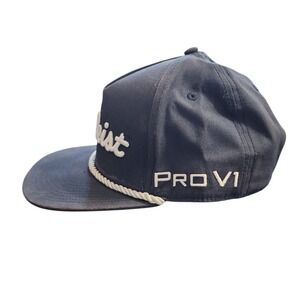 Titleist Rope Hat Navy Blue Pro V1 FootJoy FJ Golf Snapback Cap Mens Adjustable